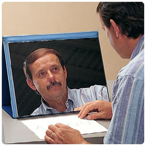언어치료용 휴대용 거울, Speech-Teach Portable Mirror,3463 