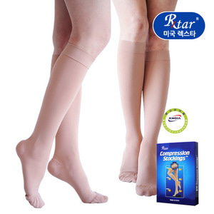 [도고 렉스타300] 의료용 압박스타킹 무릎형(발막힘) 단단한재질 (고강압30-40mmHg)