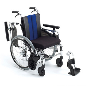 체형에 맞게 좌폭 및 높이 조절이 가능한 휠체어 MM-Fit Hi 22 PU