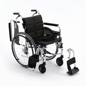 강화알루미늄 휠체어 MIKI-W, 통타이어