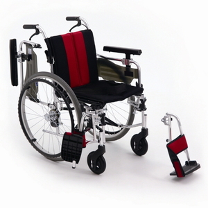 알루미늄 휠체어 MIKI-W  AH / 팔받침대 높이 4단계 조절 가능